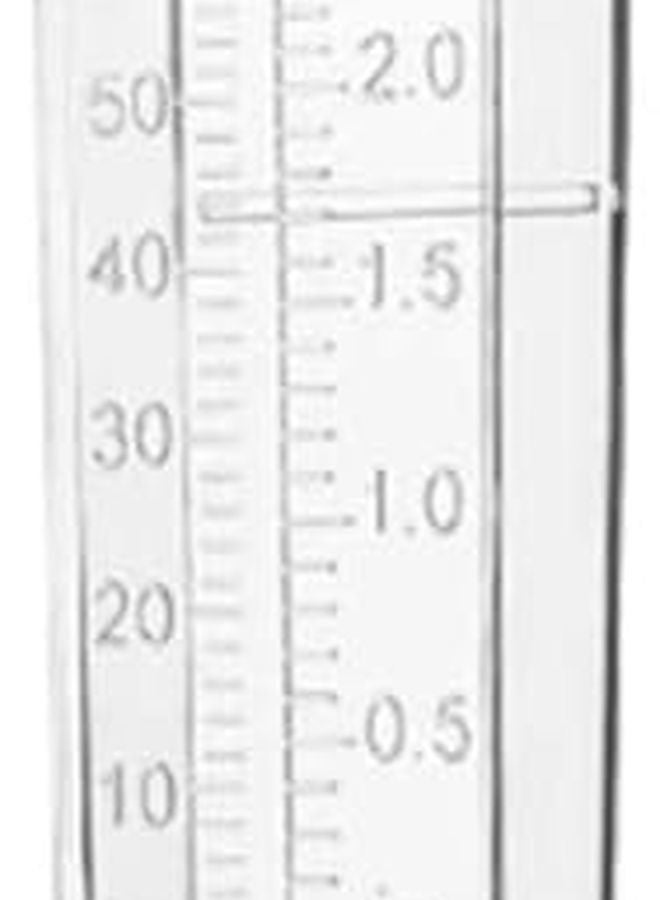 مقياس المطر البلاستيكي بمقياس مزدوج لقياس المياه في الهواء الطلق للحدائق والملاعب - Image 1